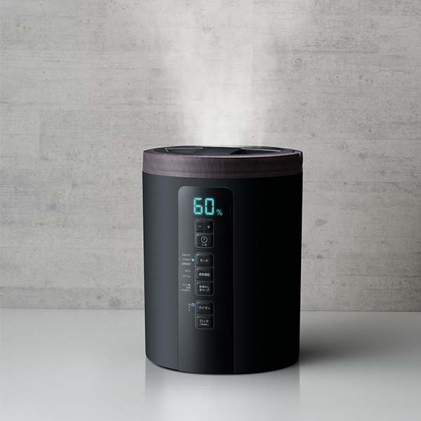 多機能スチーム加湿器「スチームポット」3L ブラック [ST-T2370BK]【雑貨】　商品画像1