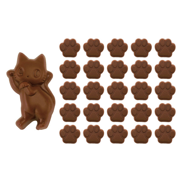 ハート C.C.キャッツ肉球チョコ缶 52g【お届け期間：1月15日〜2月21日】【バレンタイン】　商品画像1