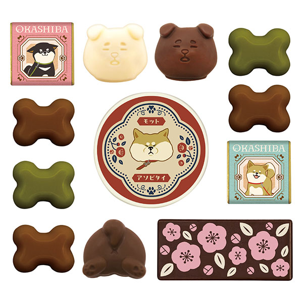 ハート おかしば詰め合わせチョコ缶 71g【お届け期間：1月15日〜2月21日】【バレンタイン】　商品画像1