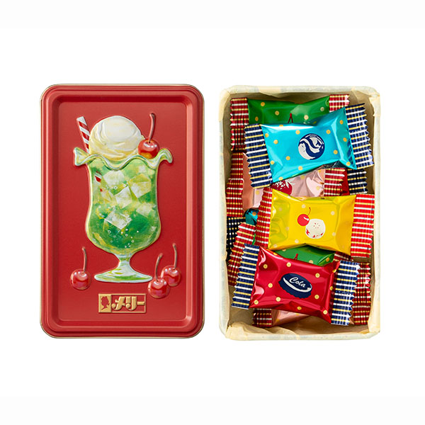 メリーチョコレート はじけるキャンディー アソートメント缶(ミニ)【お届け期間：1月15日〜2月21日】【バレンタイン】　商品画像1