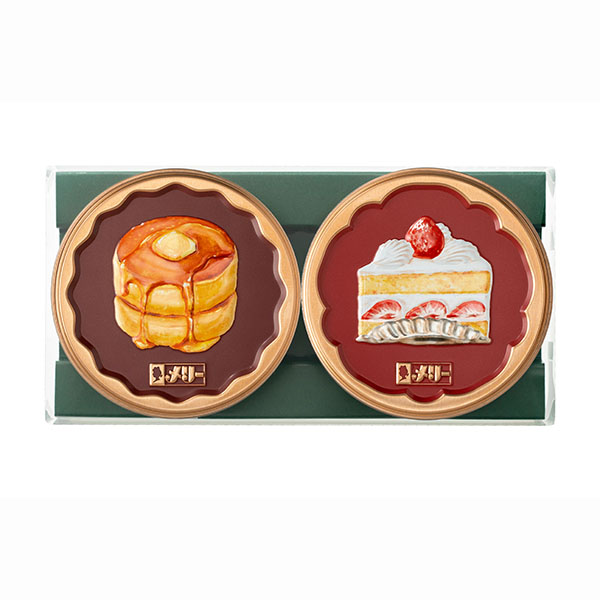メリーチョコレート はじけるキャンディー ホットケーキ缶&ショートケーキ缶【お届け期間：1月15日〜2月21日】【バレンタイン】　商品画像1