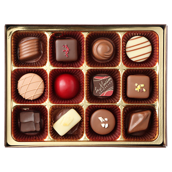 ラ・メゾン白金 白金ショコラ 12個入【お届け期間：1月15日〜2月21日】【バレンタイン】　商品画像1