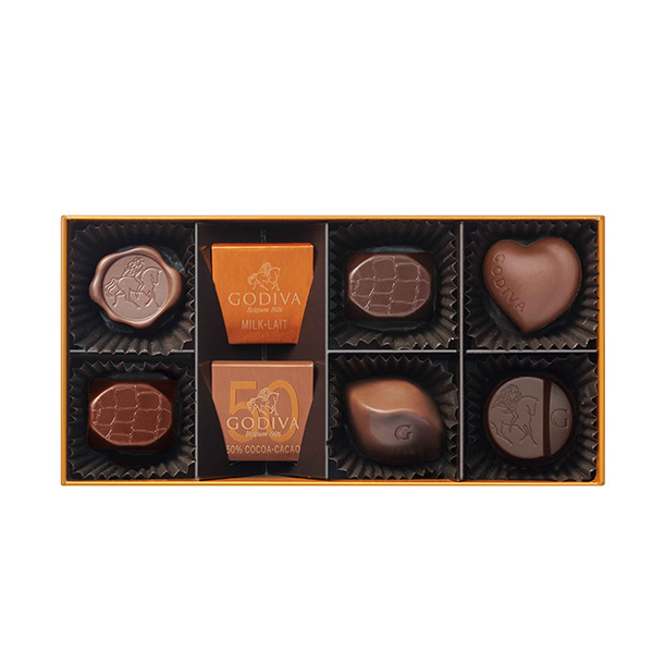 ゴディバ チョコレートアソート チョコレート菓子8粒入【お届け期間：1月15日〜2月21日】【バレンタイン】　商品画像1