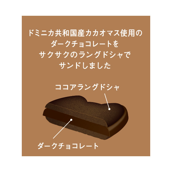 DADACA PREMIUMCACAOCATSANDドミニカ共和国 チョコレート菓子2個入【お届け期間：1月15日〜2月21日】【バレンタイン】　商品画像1