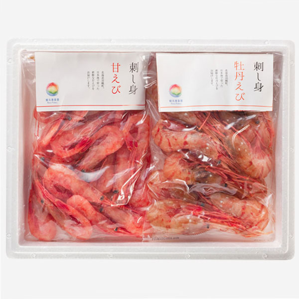 蝦名漁業部 甘えびとぼたんえびの詰合せ【おいしいお取り寄せ】　商品画像1