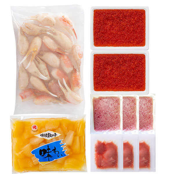 【年内お届け】年末年始におすすめの海鮮福袋セット (かに・いくら・まぐろ・数の子)【お買い得セール12月】 商品画像1