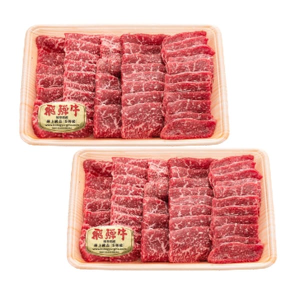 岐阜県産 飛騨牛もも焼肉用(5等級・冷凍)600g【CB】 商品画像1