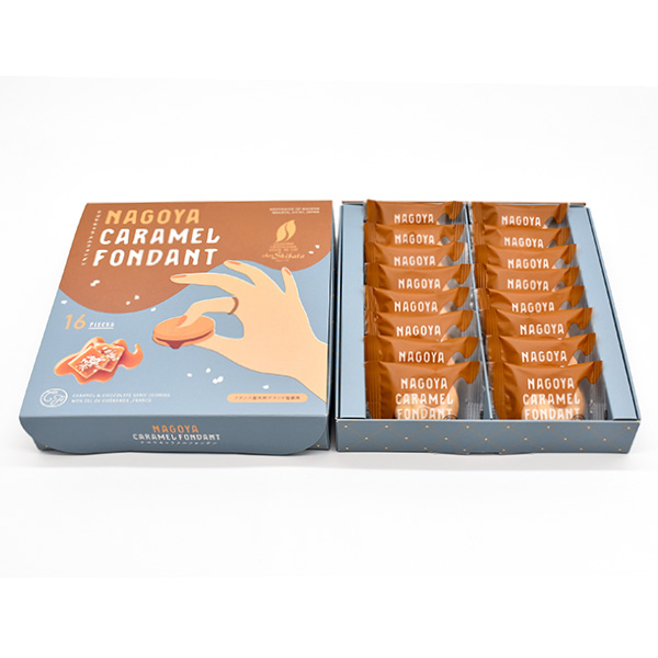 シェ・シバタ キャラメルフォンダン 16枚入【お届け期間:1月15日〜2月21日】【バレンタイン】 商品画像1