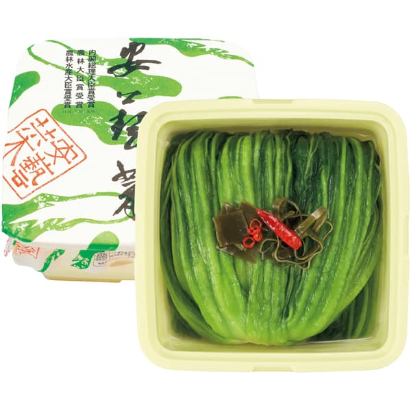 広島 山豊 広島菜漬 樽 広島菜漬「安藝菜」1kg【NN】　商品画像1