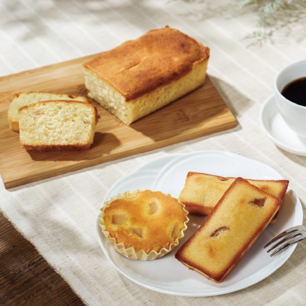 アルファイノベーション 彩玉梨スイーツセット3種詰め合わせ(パウンドケーキ×1、フィナンシェ×3、プチガトー×3)【KN】　商品画像1