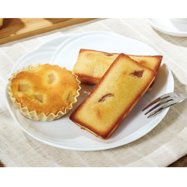 アルファイノベーション 彩玉梨スイーツセット2種詰め合わせ(フィナンシェ×3、プチガトー×3)【KN】　商品画像1