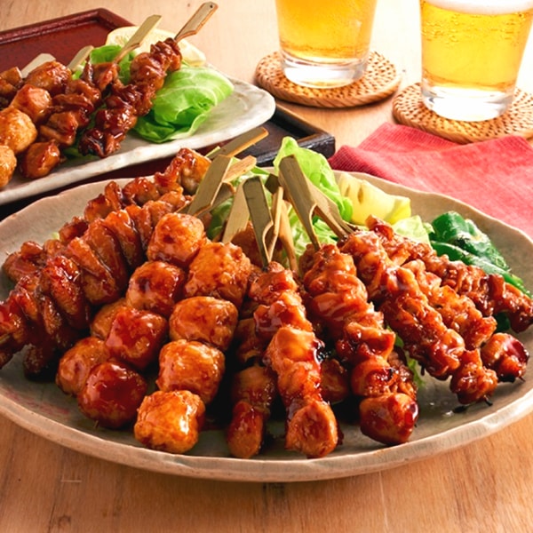 博多華味鳥 焼き鳥セット(もも串・つくね串・むね串・皮串 各1本)×6袋 (L8075)【サクワ】　商品画像1