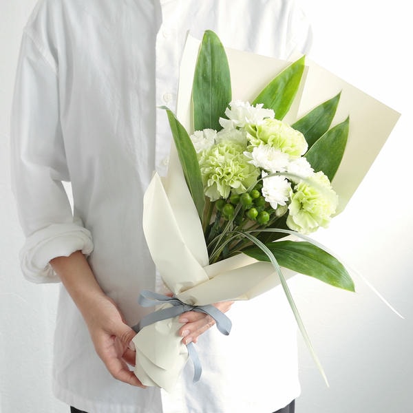 お供え花束「そらね」(グリーン)【花】【年間ギフト】　商品画像1