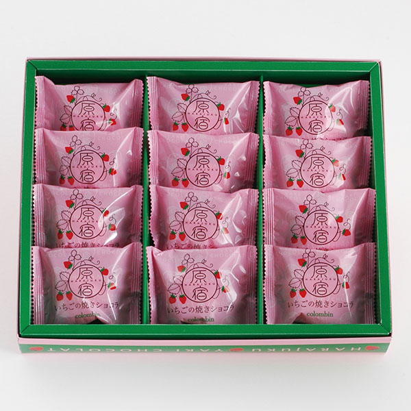 コロンバン 原宿いちごの焼きショコラ12個入【春の贈りもの】【おいしいお取り寄せ】　商品画像1