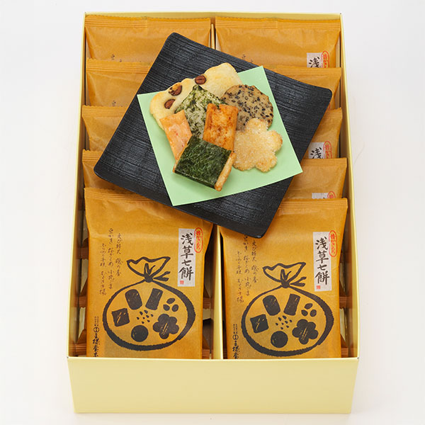 王様堂本店 浅草七餅 10袋【年間ギフト】 商品画像1