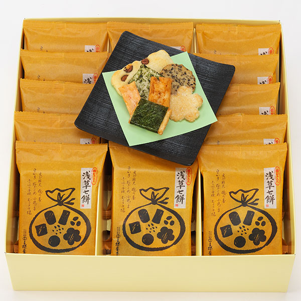 王様堂本店 浅草七餅 15袋【年間ギフト】 商品画像1