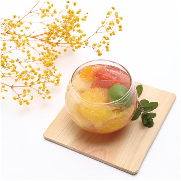 ふみこ農園 若桃入りフルーツコンポート 4本セット【父の日】　商品画像1