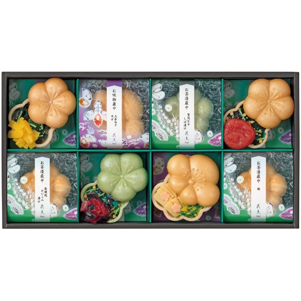 京都・辻が花 お茶漬・お吸物最中詰合せ【父の日】　商品画像1