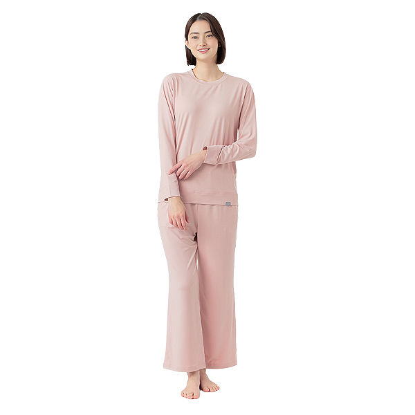 トップバリュ セリアント ソフトベア天竺 上下セット (サイズ：L / カラー：アッシュピンク) 【限定20点】(お届け期間：5月7日〜5月10日)【母の日】　商品画像1