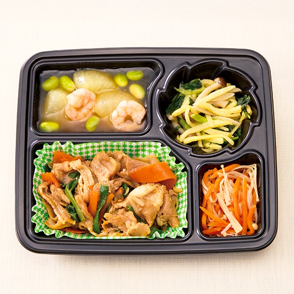 【アウトレット】牛肉のニラもやし炒めセット(Nバランス御膳B)(L7823)【サクワ】　商品画像1