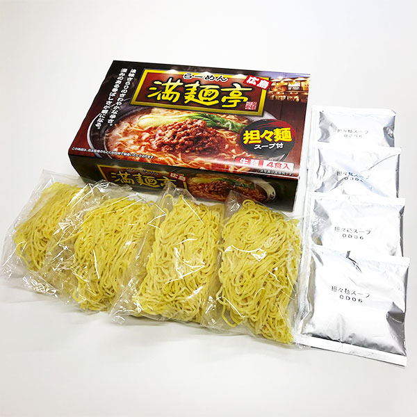 生・広島ラーメン「満麺亭」担々麺4食×3箱/計12食 [CL5-24×3](L8112)【サクワ】【直送】　商品画像1