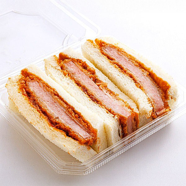 奈良コープ産業 厚切りポークハムカツサンド180g(3切)(L8129)【サクワ】　商品画像1