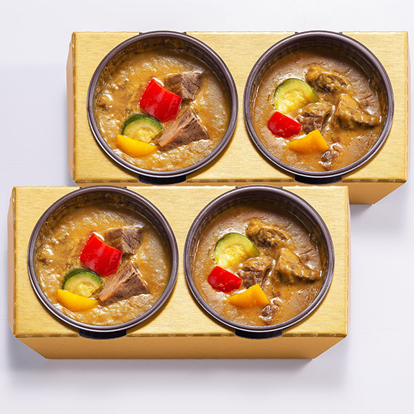 兵庫 神戸のじぎく家 神戸牛のビーフカレー 210g×4[KBCT]【春の贈りもの】【NN】　商品画像1