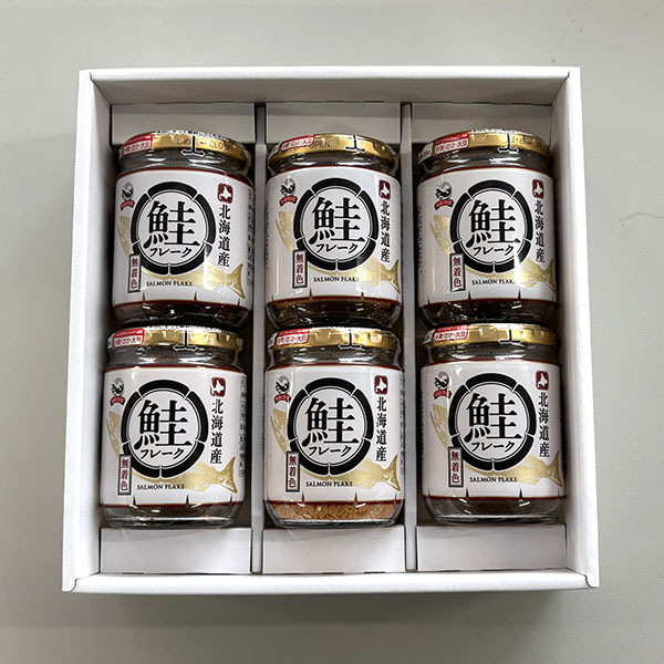 ハッピーフーズ 北海道産 鮭フレークセット 100g×6本【母の日】　商品画像1