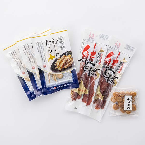 網走水産 北海道産 3種の干し珍味セット【父の日】　商品画像1