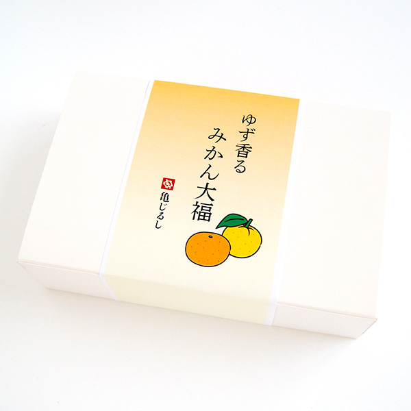 茨城 亀印製菓 ゆず香るみかん大福6個入り【KN】　商品画像1