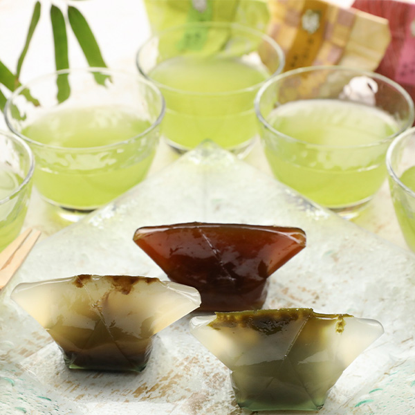 埼玉 長峰園 狭山茶葛餅セット【KN】　商品画像1