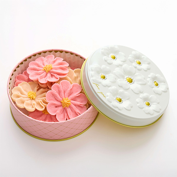 Flower Picnic Cafe「お花のぼうろ3缶セット」コスモス【超！春トク祭り】　商品画像1