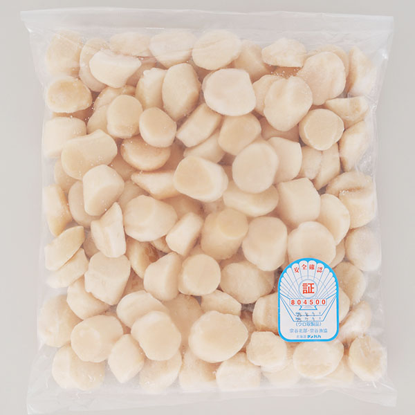 北海道産オホーツク海産 刺身用ほたて貝柱 粒たっぷり1kg(100〜150玉)【GW】　商品画像1