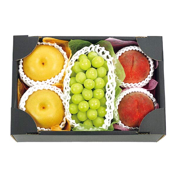 山形県産 シャインマスカットと白桃、幸水梨詰合せ(お届け期間：8/21〜8/31)【夏の贈りもの・お中元】　商品画像1