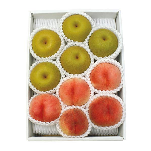 山形県産 幸水梨と川中島白桃詰合せ(お届け期間：8/21〜8/31)【夏の贈りもの・お中元】　商品画像1