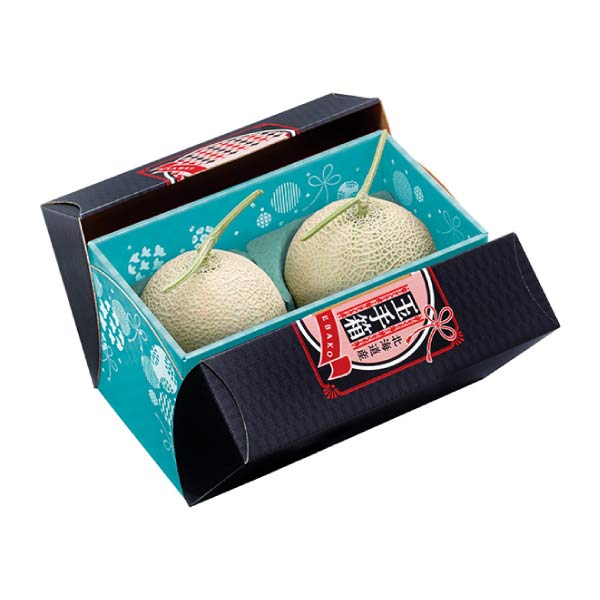 北海道富良野市産 ふらのメロンの玉手箱 優品2L2個(お届け期間：8/21〜8/31)【夏の贈りもの・お中元】　商品画像1