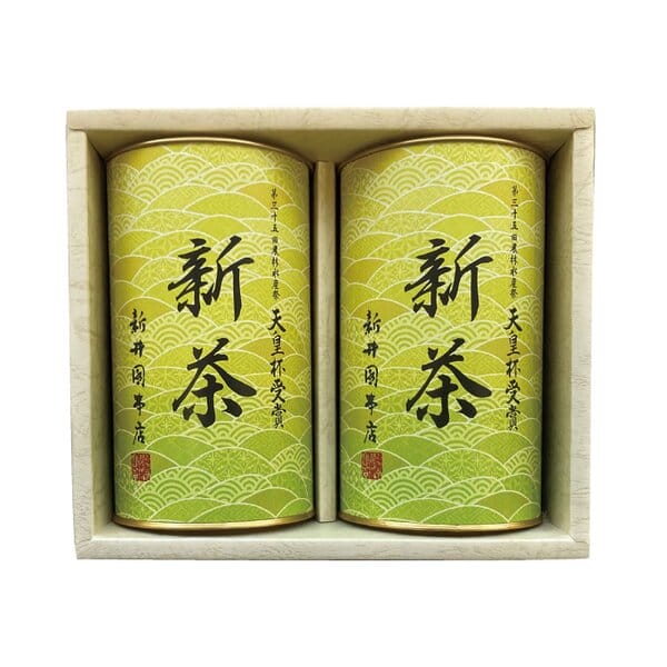 埼玉 新井園本店 新茶 狭山茶詰合せ 缶(85g×2缶)【KN】　商品画像1