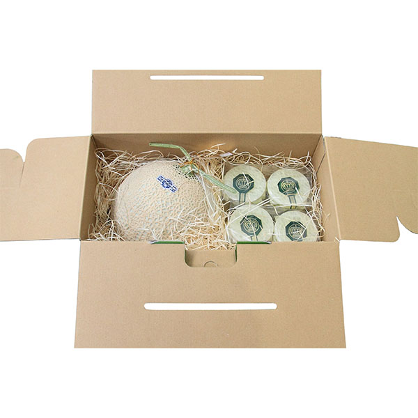 静岡県産(静岡県温室農業協同組合 クラウンメロン支所) クラウンメロン 山等級 1玉入り ゼリー付き 指定日お届け【おいしいお取り寄せ】　商品画像1