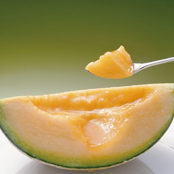 北海道(JA夕張市) 夕張メロン 良品L1玉(1.3kg×1(赤肉))＆夕張メロンピュアゼリー(80g×8個)【お届け期間:6月18日〜6月30日】【MK】　商品画像1