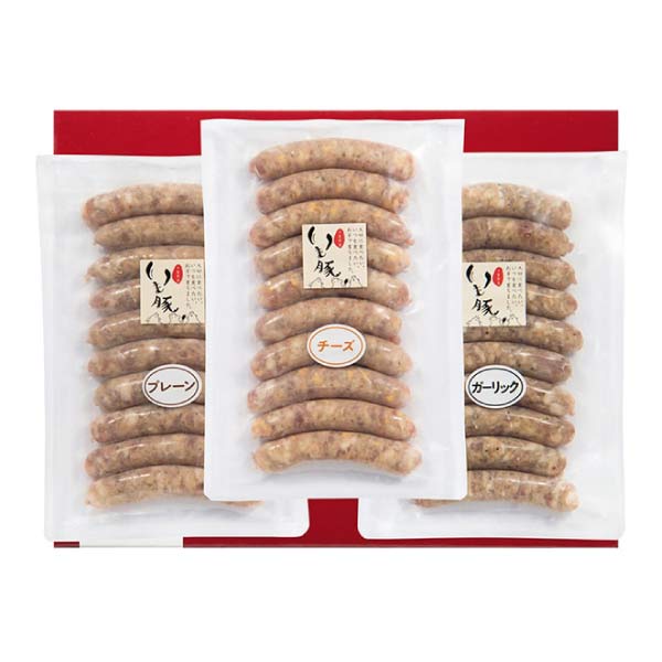 いも豚生ウインナーセット【夏の贈りもの・お中元】　商品画像1