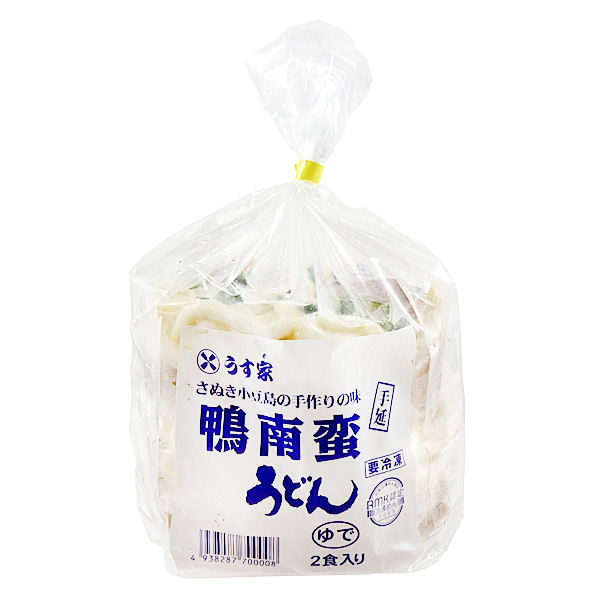 うす家 鴨南蛮手延うどん 500g×2食入【＠FROZEN】　商品画像1