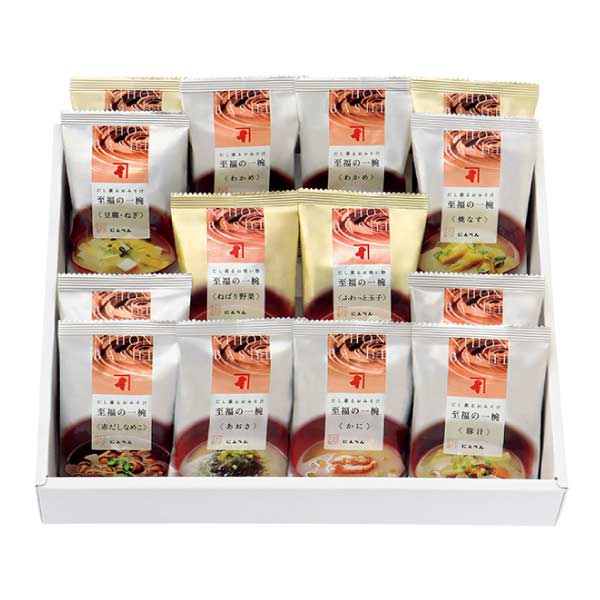 にんべん 至福の一椀おみそ汁・お吸い物詰合せ【夏の贈りもの・お中元】[FDG30N]　商品画像1