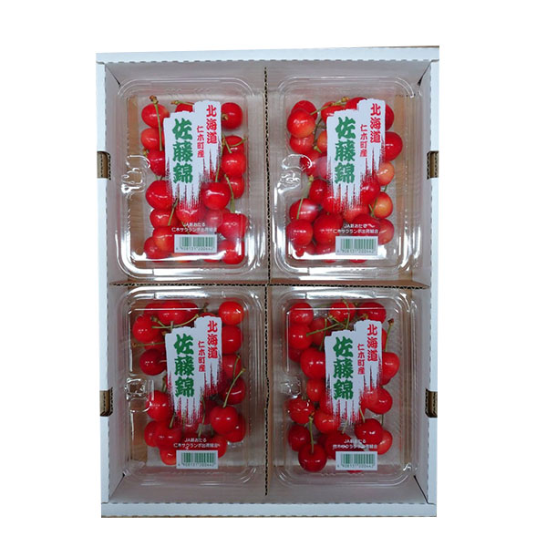 北海道産さくらんぼ(佐藤錦又は紅秀峰) 180g×4P【お届け期間：6月20日〜7月30日】【北海道フェア】　商品画像1