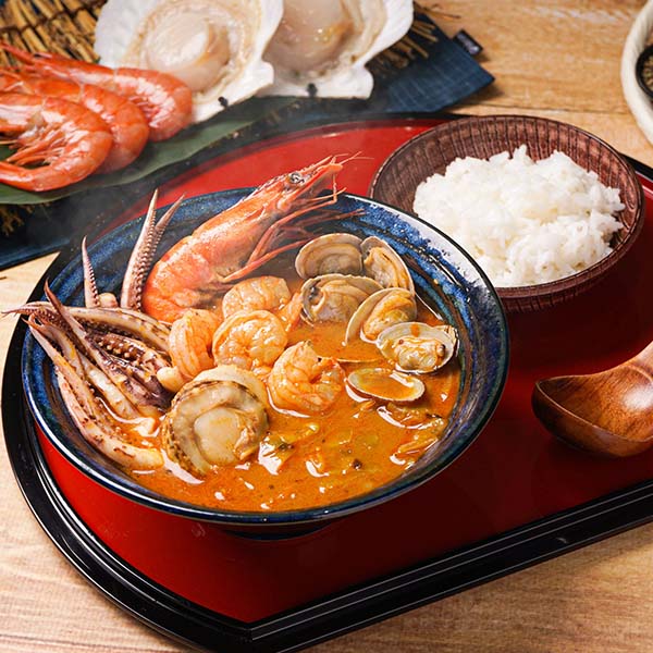 奥芝商店 北海道の恵み！竜宮の賄い海鮮スープカレー 500g×2p[S10007]【北海道フェア】　商品画像1