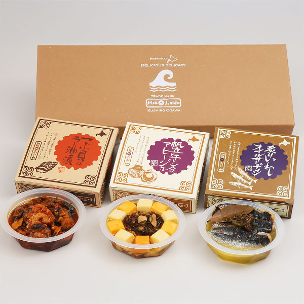 おが和 北の肴グルメセット３つの味【北海道フェア】　商品画像1