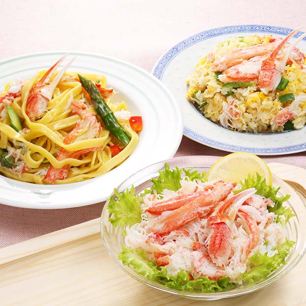 カネコメ田中水産 北海道産おおずわいがに丼の具120g×3【北海道フェア】　商品画像1