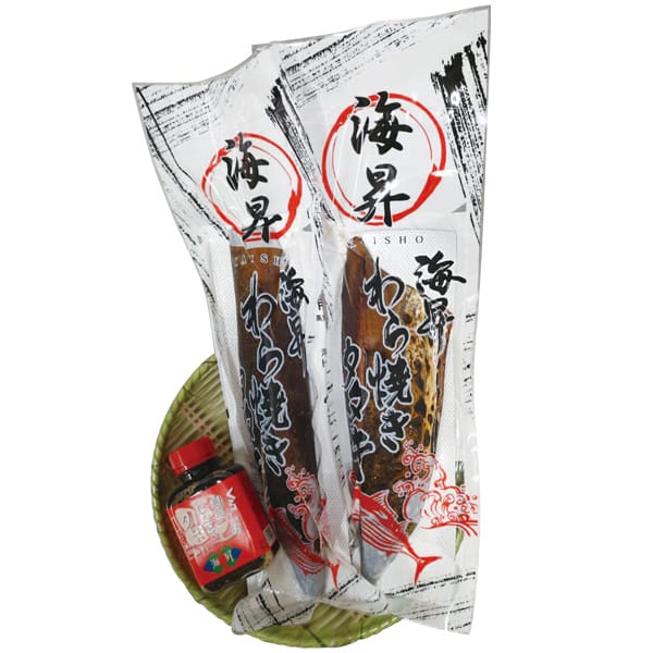 高知 有限会社海昇 たたきギフトセット(藁焼き鰹たたき2フシ・タタキタレ1本)【お届け期間:6月11日〜8月25日】【旬鮮便】【NN】　商品画像1