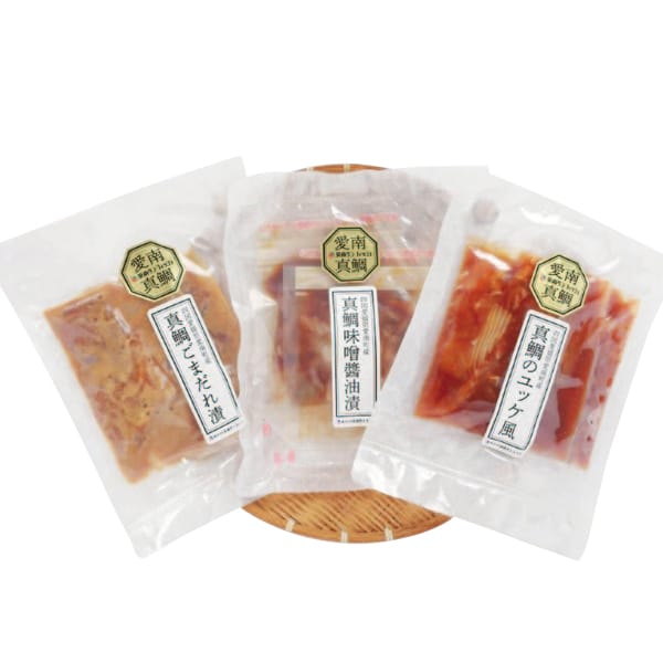 愛媛 愛南サン・フィッシュ 真鯛3種食べ比べセット【お届け期間:6月11日〜8月25日】【旬鮮便】【NN】　商品画像1