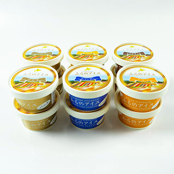 富良野アイス 80ml×12【北海道フェア】　商品画像1
