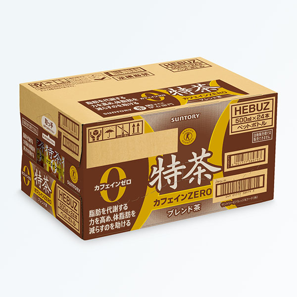 特茶カフェインZERO 500ml×24本入【超！ナツ夏祭り】【おいしいお取り寄せ】　商品画像1